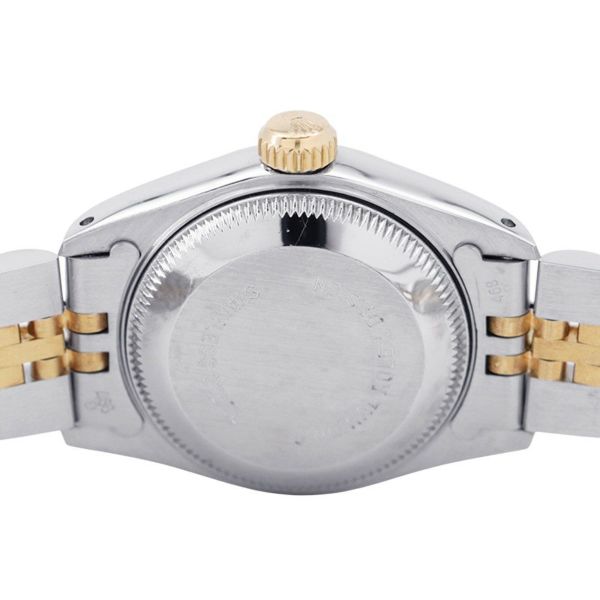 ロレックス デイトジャスト R番 SS/K18YG 69173 ROLEX 腕時計 黒文字盤