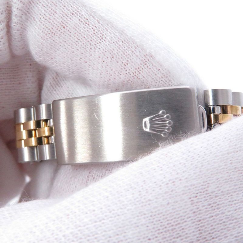 ロレックス デイトジャスト R番 SS/K18YG 69173 ROLEX 腕時計 黒文字盤