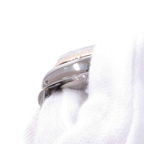 ロレックス デイトジャスト R番 SS/K18YG 69173 ROLEX 腕時計 黒文字盤