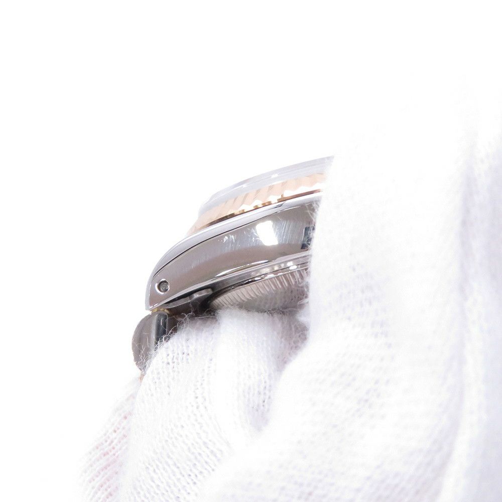 ロレックス デイトジャスト R番 SS/K18YG 69173 ROLEX 腕時計 黒文字盤