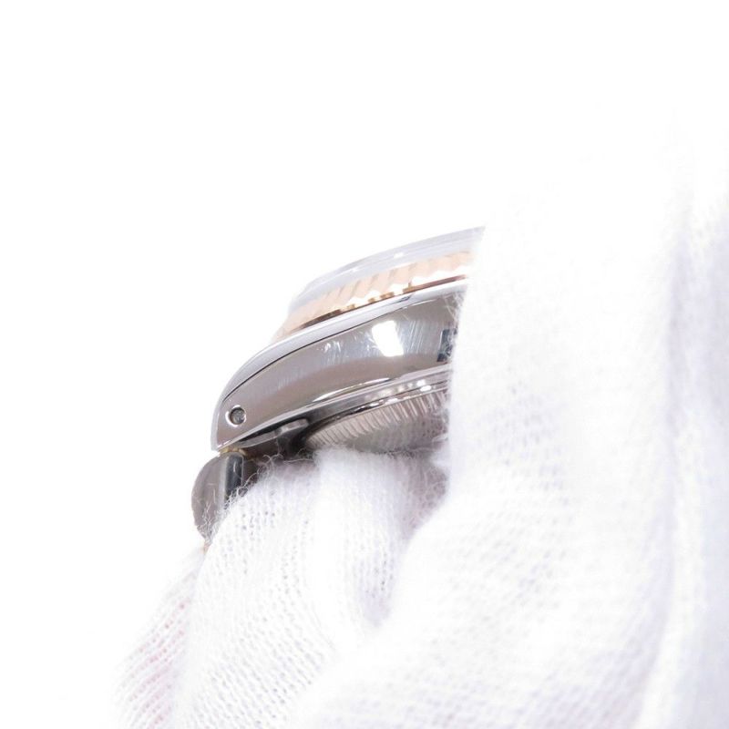 ロレックス デイトジャスト R番 SS/K18YG 69173 ROLEX 腕時計 黒文字盤