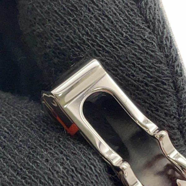 エルメス スカーフリング カドリージュ オレンジ/シルバー金具 HERMES アクセサリー ウマ