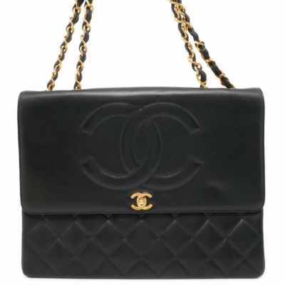 シャネル チェーンショルダーバッグ デカマトラッセ34 ココマーク ラムスキン A01094 CHANEL 黒 安心保証 |  中古・新品ブランド販売ギャラリーレア公式通販