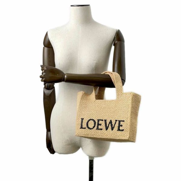 ロエベ トートバッグ フォント スモール ラフィア A685B59X03 LOEWE 2wayショルダーバッグ