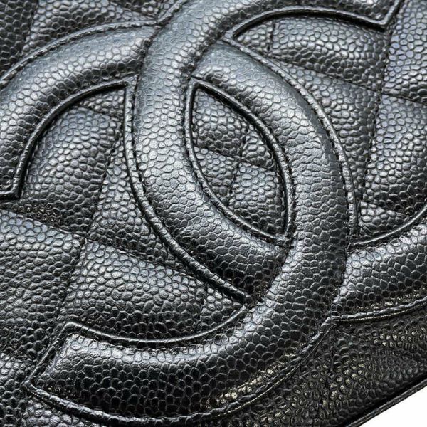 シャネル ハンドバッグ マトラッセ ココマーク キャビアスキン A20996 CHANEL バッグ ミニボストン 黒