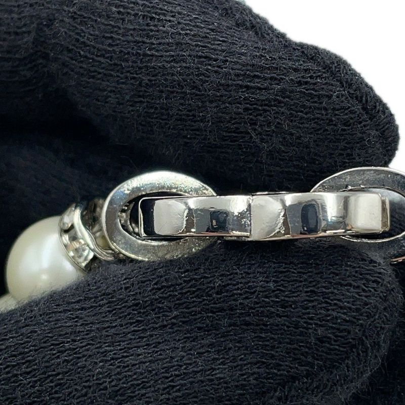 シャネル ネックレス ココマーク チョーカー フェイクパール メタル ラインストーン 25C ABF720 CHANEL アクセサリー