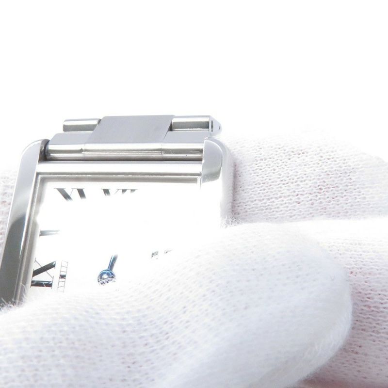 カルティエ タンク ソロ ウォッチ LM W5200014 Cartier 腕時計 ウォッチ シルバー文字盤 クォーツ