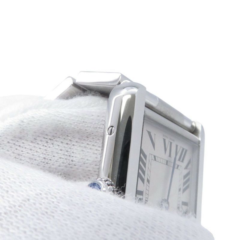 カルティエ タンク ソロ ウォッチ LM W5200014 Cartier 腕時計 ウォッチ シルバー文字盤 クォーツ