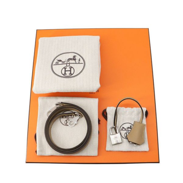 エルメス ハンドバッグ ケリー25 外縫い プシエール/エレクトラム金具 エプソン K刻印 2wayショルダー