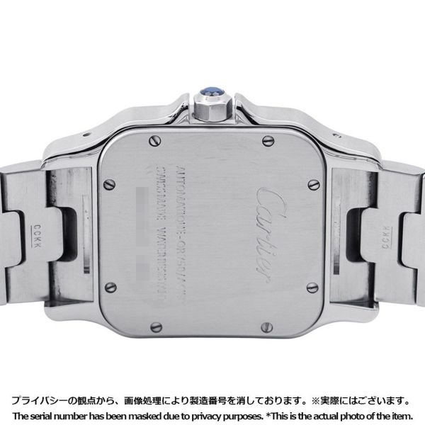 カルティエ サントス ガルベ XL W20099C4 Cartier 腕時計 白文字盤