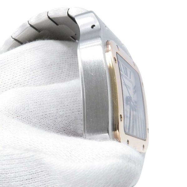 カルティエ サントス ガルベ XL W20099C4 Cartier 腕時計 白文字盤