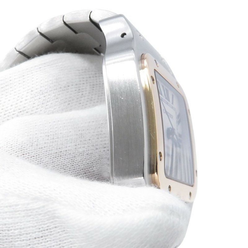 カルティエ サントス ガルベ XL W20099C4 Cartier 腕時計 白文字盤