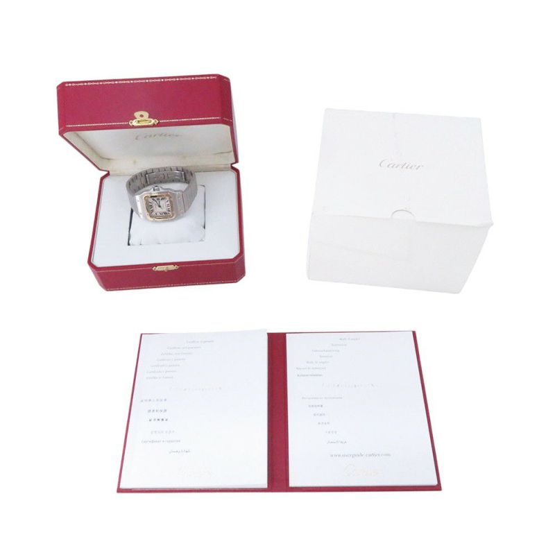 カルティエ サントス ガルベ XL W20099C4 Cartier 腕時計 白文字盤