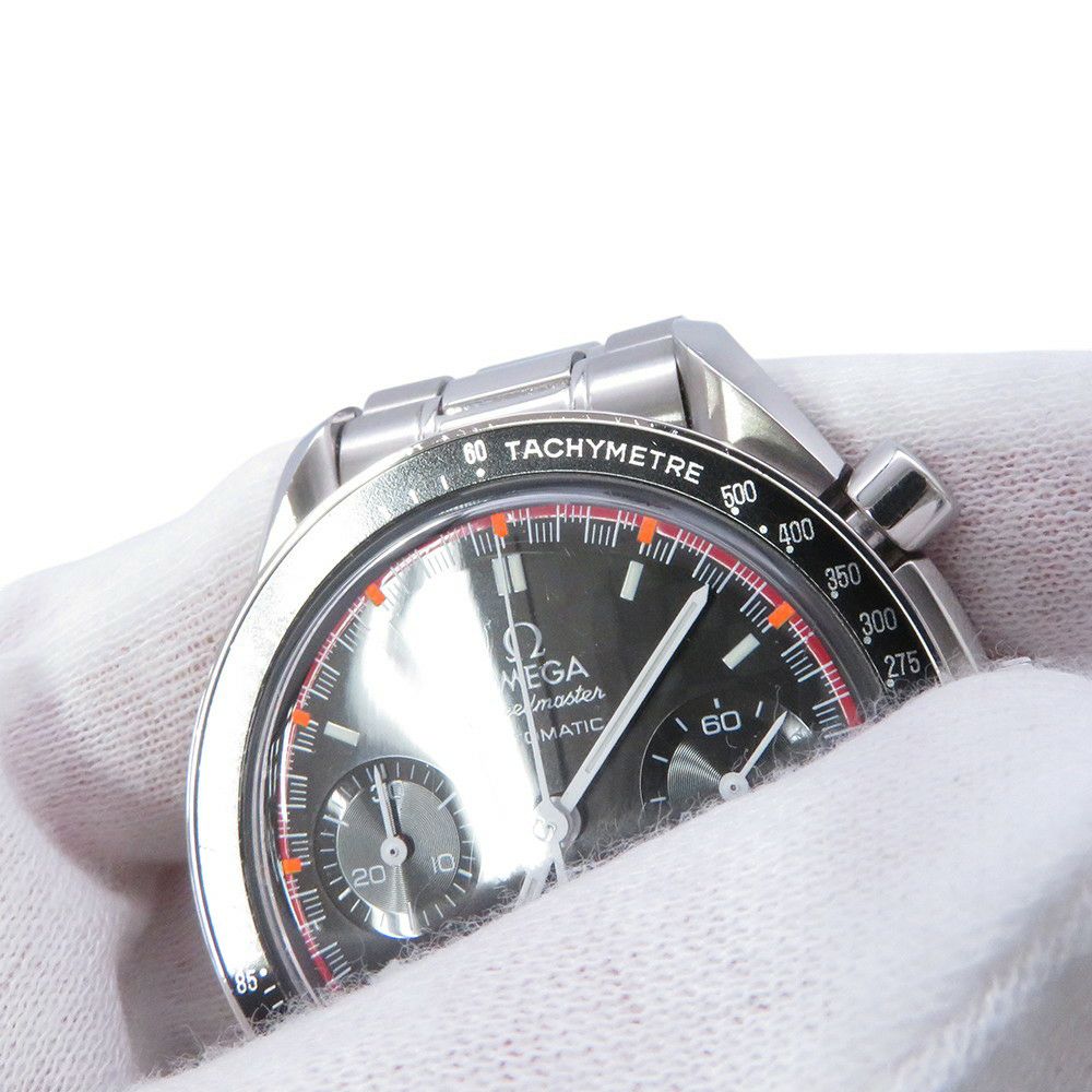 オメガ スピードマスター レーシング ミハエル・シューマッハ 世界限定6000本 3518.50 OMEGA 腕時計 黒文字盤