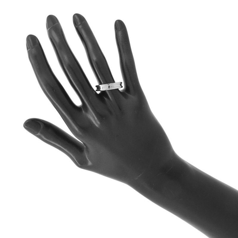 ブルガリ リング ビーゼロワン B-zero1 1バンド K18WGホワイトゴールド サイズ51 BVLGARI 指輪 ジュエリー