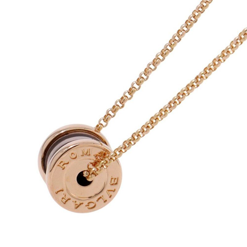 ブルガリ ネックレス ビーゼロワン B-zero1 K18PGピンクゴールド/ブロンズセラミック 353004 BVLGARI ジュエリー