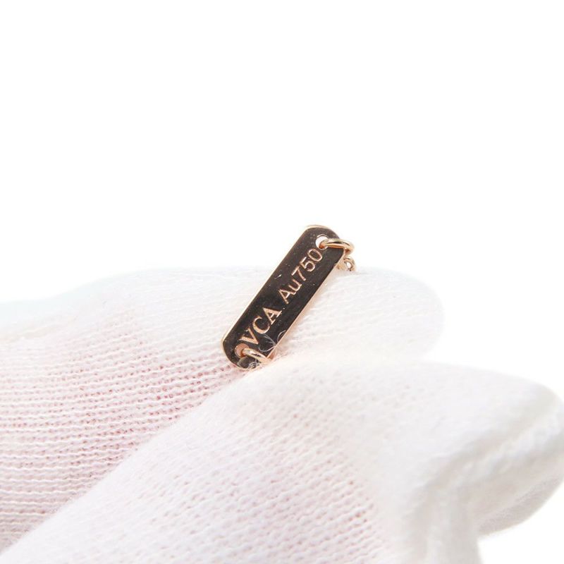 ヴァンクリ ネックレス ヴィンテージ アルハンブラ ピンクマザーオブパール/ダイヤ 1P K18PG VCARPMOP00 2025年ホリデー限定