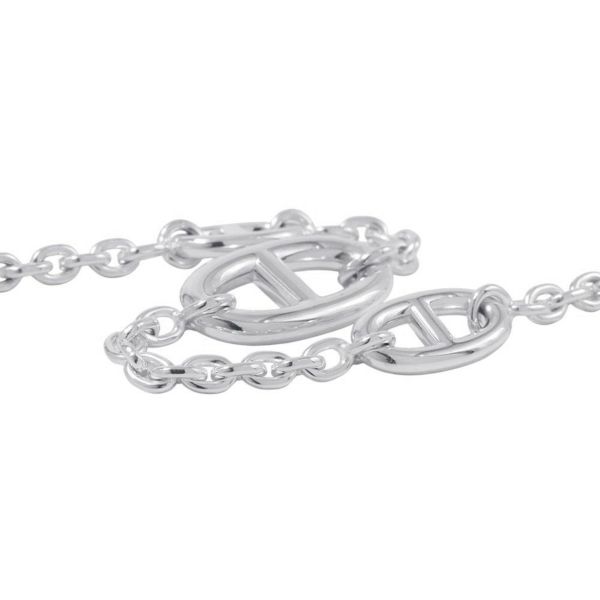 エルメス ブレスレット シェーヌダンクル ファランドール SV925シルバー サイズST HERMES ジュエリー