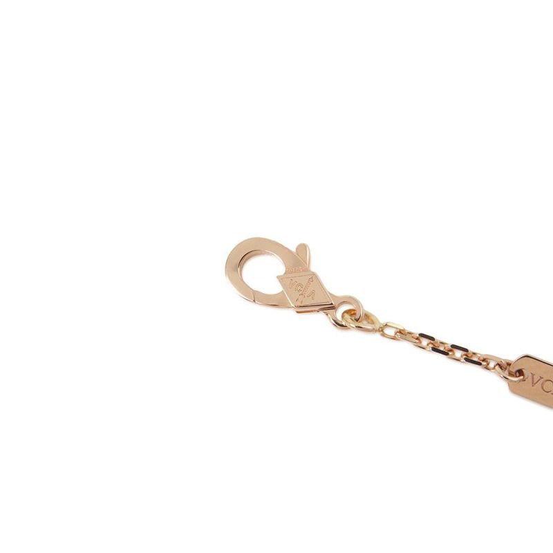 ヴァンクリ ネックレス ヴィンテージ アルハンブラ ピンクマザーオブパール/ダイヤ 1P K18PG VCARPMOP00 2025年ホリデー限定