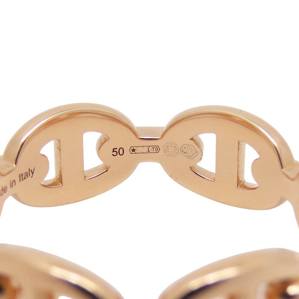 エルメス リング シェーヌダンクル アンシェネPM Enchainee K18PGピンクゴールド リングサイズ50 HERMES ジュエリー