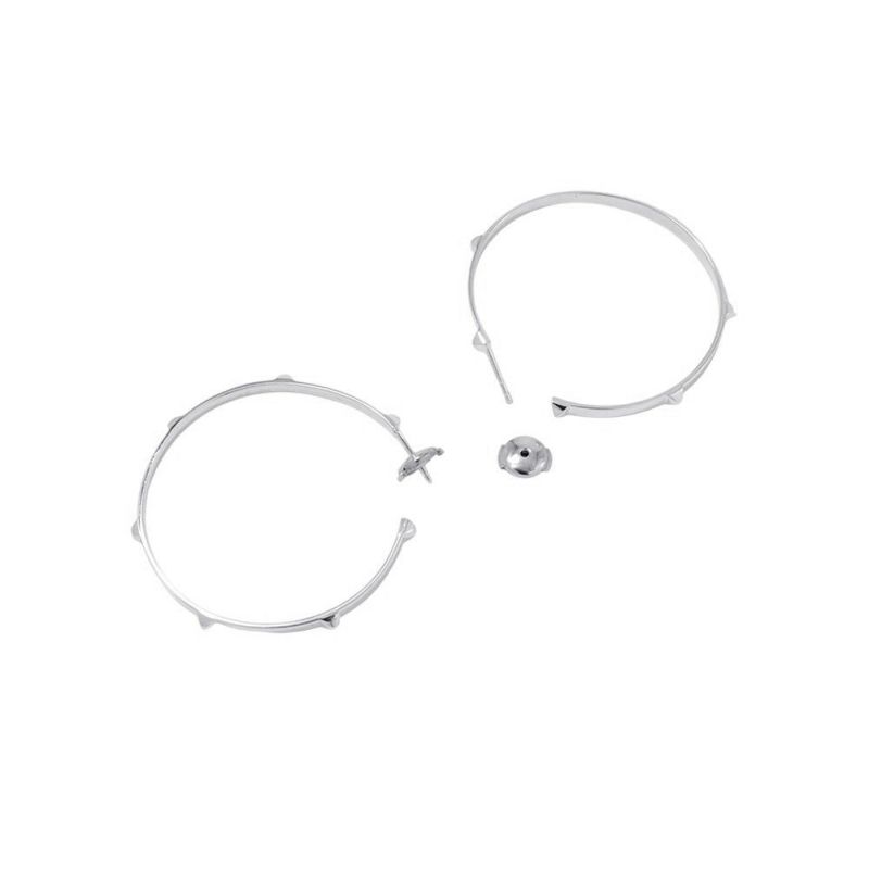 エルメス ピアス クレオール ミニクルー SV925シルバー HERMES ジュエリー