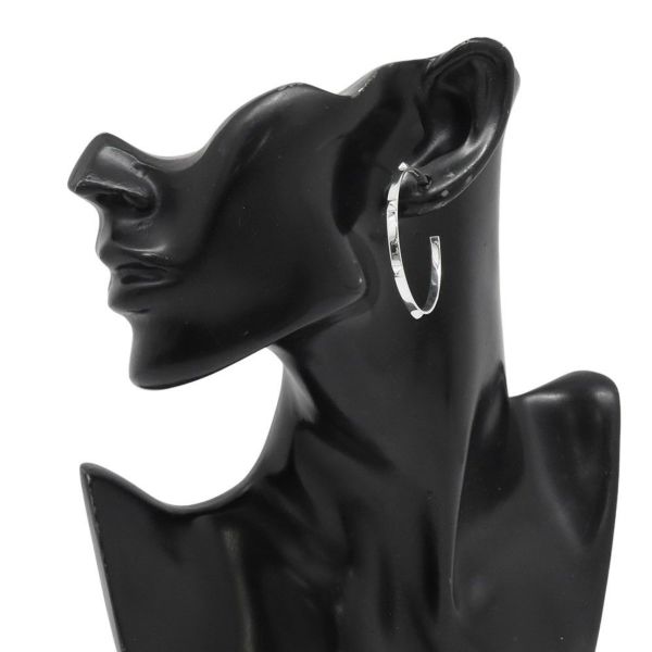 エルメス ピアス クレオール ミニクルー SV925シルバー HERMES ジュエリー