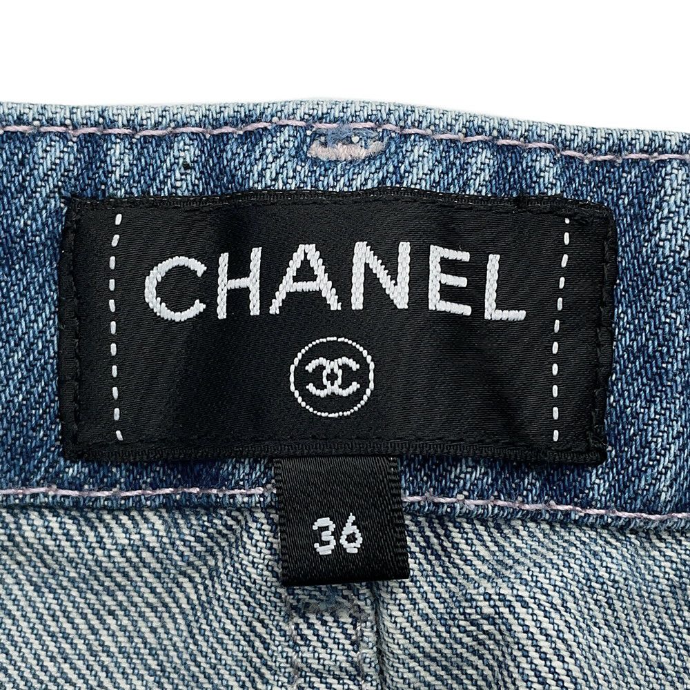 シャネル スカート ココマーク デニム レディースサイズ36 P79895 CHANEL ボトムス アパレル