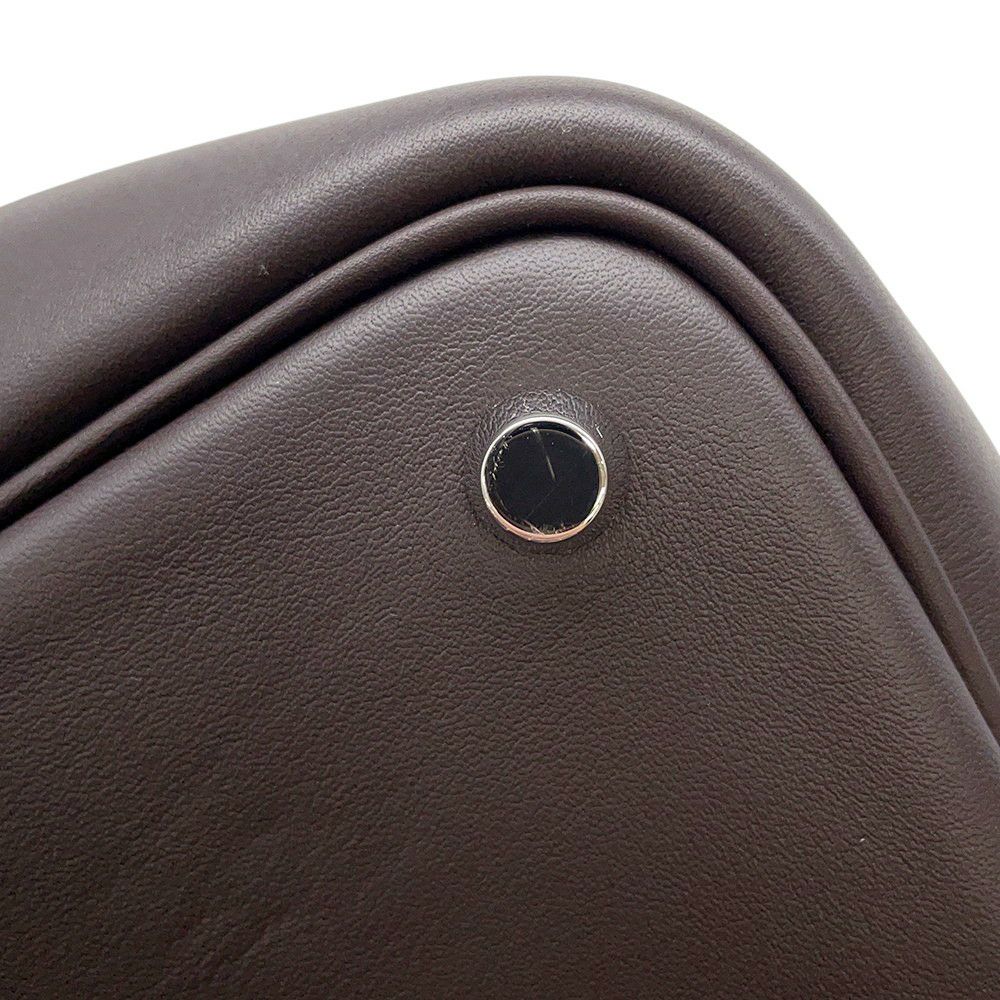 エルメス ハンドバッグ ピコタンロックPM ゴーチーム エベンヌ/シルバー金具 スイフト/フェルト W刻印