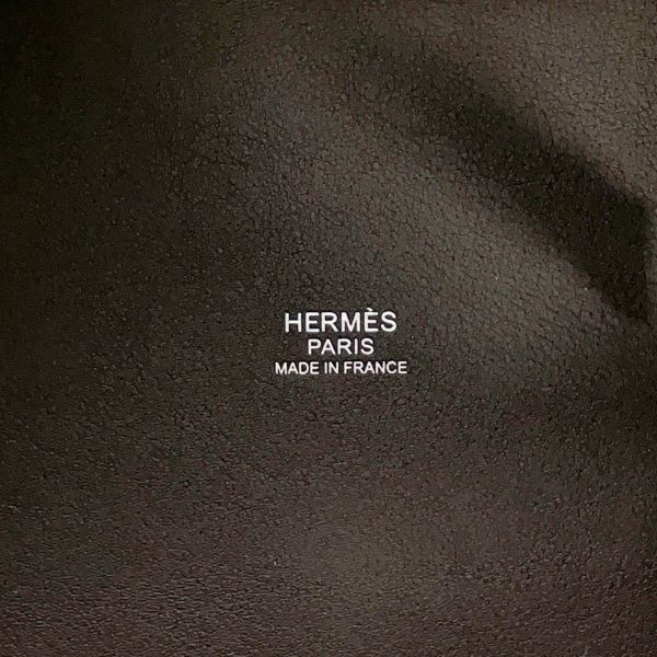 エルメス ハンドバッグ ピコタンロックPM ゴーチーム エベンヌ/シルバー金具 スイフト/フェルト W刻印