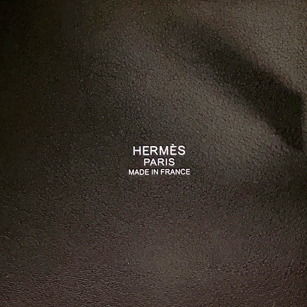 エルメス ハンドバッグ ピコタンロックPM ゴーチーム エベンヌ/シルバー金具 スイフト/フェルト W刻印