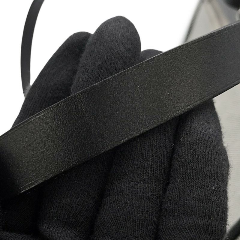 エルメス エールバッグジップPM ルトゥルネ ブラック/エクリュ/シルバー金具 トワルGM/ヴァッシュハンター U刻印 黒