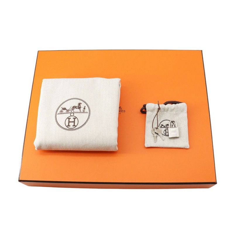 エルメス ハンドバッグ ピコタンロックMM ベトン/シルバー金具 トリヨンクレマンス W刻印