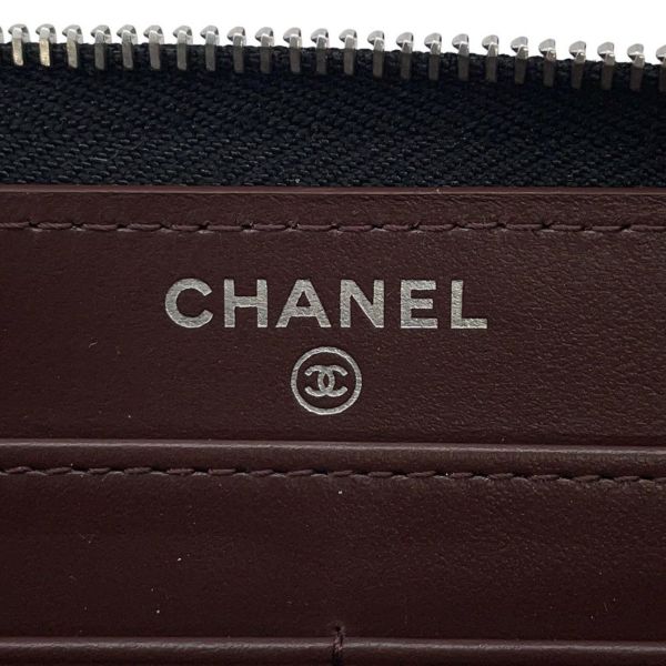 シャネル 長財布 クラシック ロング ジップ ウォレット ココマーク キャビアスキン AP0242 CHANEL 財布 黒