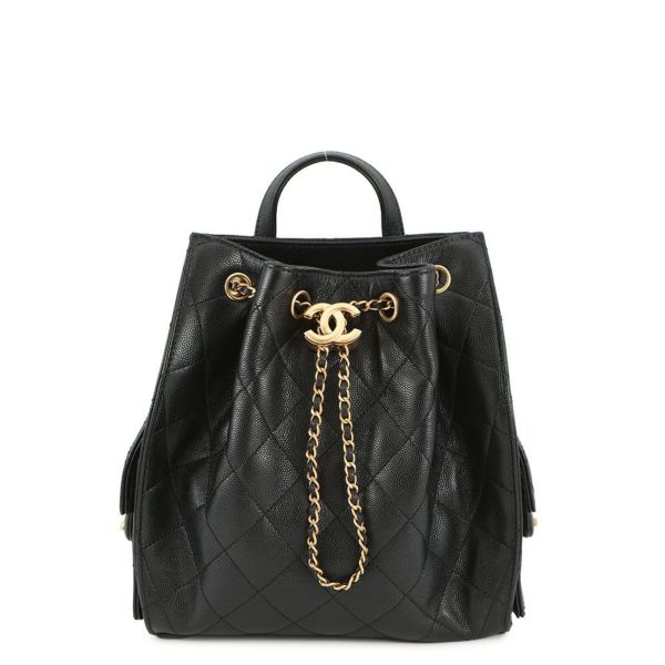 シャネル リュック CHANEL 25 ミディアム バックパック マトラッセ ココマーク キャビアスキン AS5600 2025/26年秋冬