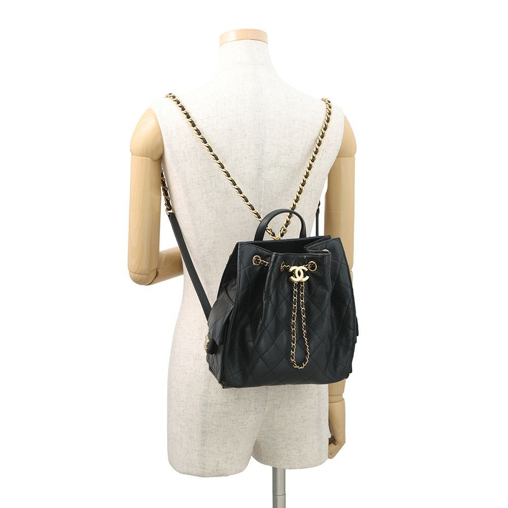 シャネル リュック CHANEL 25 ミディアム バックパック マトラッセ ココマーク キャビアスキン AS5600 2025/26年秋冬