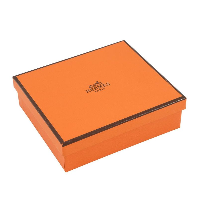 エルメス カードケース ベアン ミニ 小銭入れ付き ブラック/シルバー金具 シェブルミゾル B刻印 名刺入れ シャーブル 黒