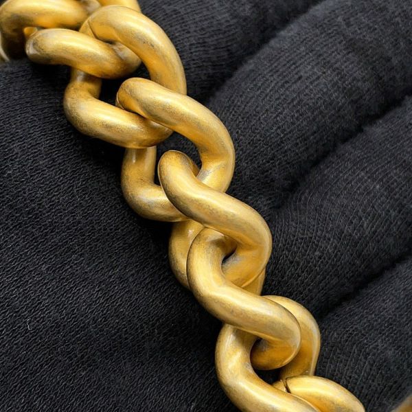 シャネル チェーンショルダーバッグ ボーイシャネル スモール マトラッセ ココマーク キャビアスキン A67085 CHANEL 黒