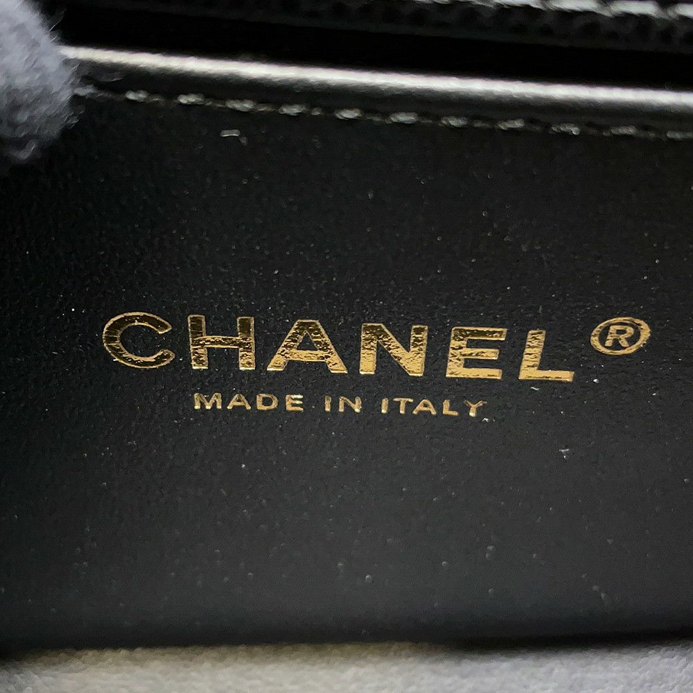 シャネル チェーンショルダーバッグ ボーイシャネル スモール マトラッセ ココマーク キャビアスキン A67085 CHANEL 黒