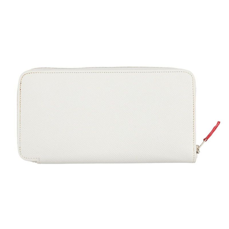 エルメス 長財布 アザップロング シルクイン ホワイト/シルバー金具 エプソン □R刻印 HERMES 財布 白