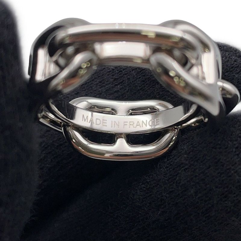 エルメス スカーフリング 90 レガート シェーヌダンクル カレ用 メタル HERMES アクセサリー