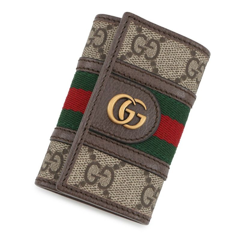 グッチ キーケース GGスプリーム 6連 PVC 603732 GUCCI