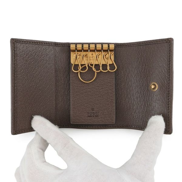 グッチ キーケース GGスプリーム 6連 PVC 603732 GUCCI