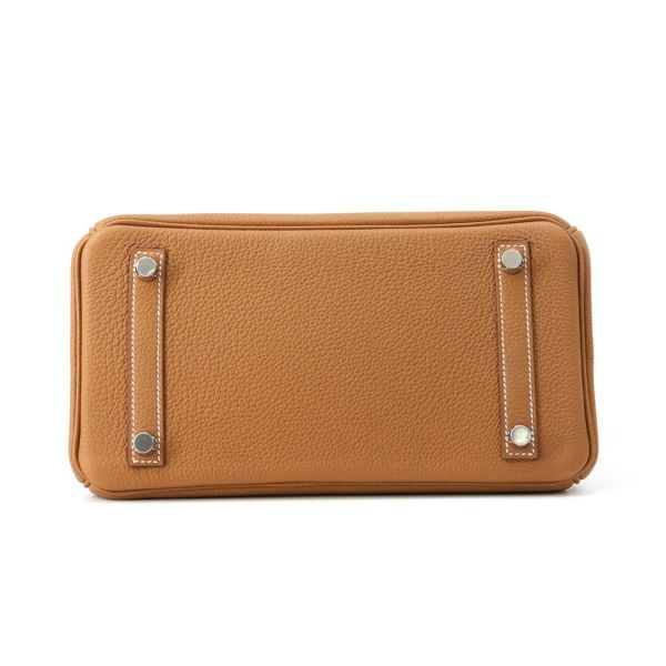 エルメス バーキン25 ゴールド/シルバー金具 トゴ K刻印 HERMES Birkin ハンドバッグ