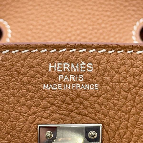 エルメス バーキン25 ゴールド/シルバー金具 トゴ K刻印 HERMES Birkin ハンドバッグ