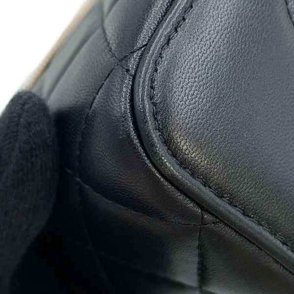 シャネル チェーンバニティバッグ マトラッセ ココマーク ラムスキン AP1472 CHANEL 黒