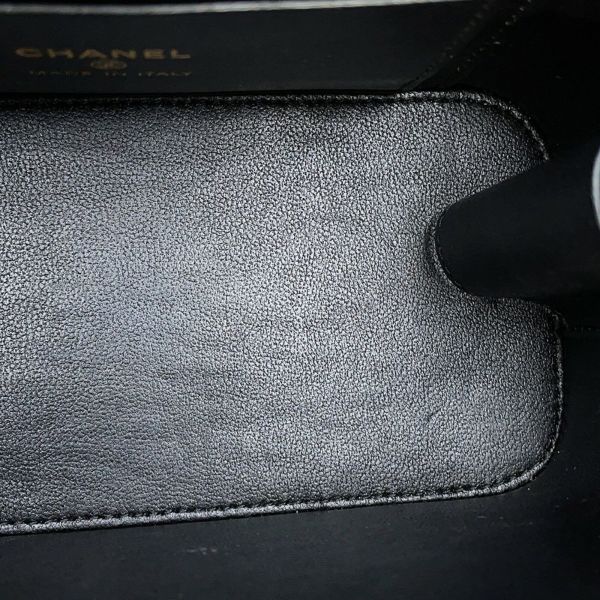 シャネル チェーンバニティバッグ マトラッセ ココマーク ラムスキン AP1472 CHANEL 黒