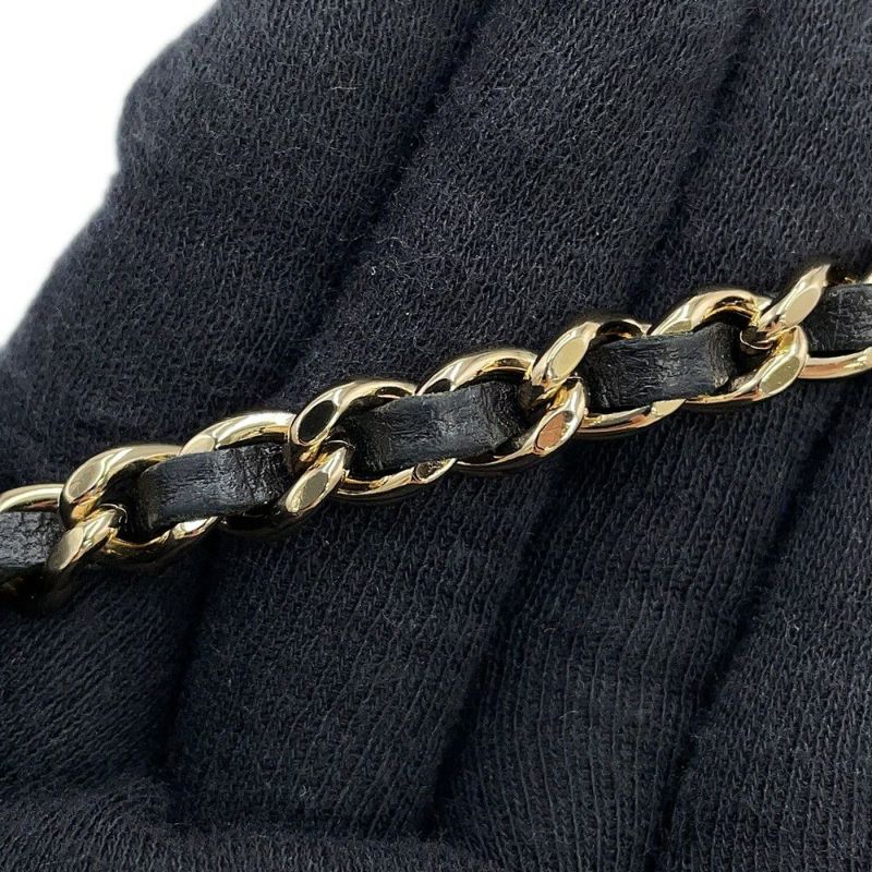 シャネル チェーンバニティバッグ マトラッセ ココマーク ラムスキン AP1472 CHANEL 黒