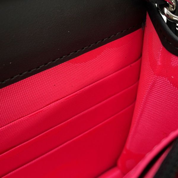 シャネル チェーンウォレット カンボンライン ココマーク A46646 CHANEL 財布 黒