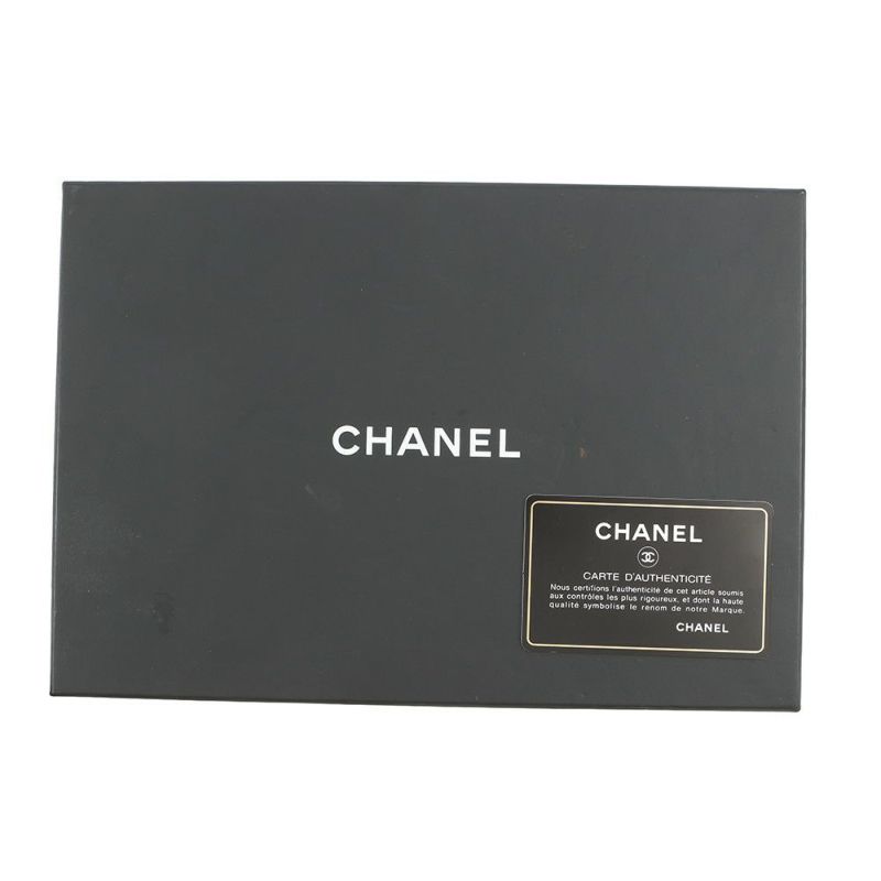シャネル チェーンウォレット カンボンライン ココマーク A46646 CHANEL 財布 黒