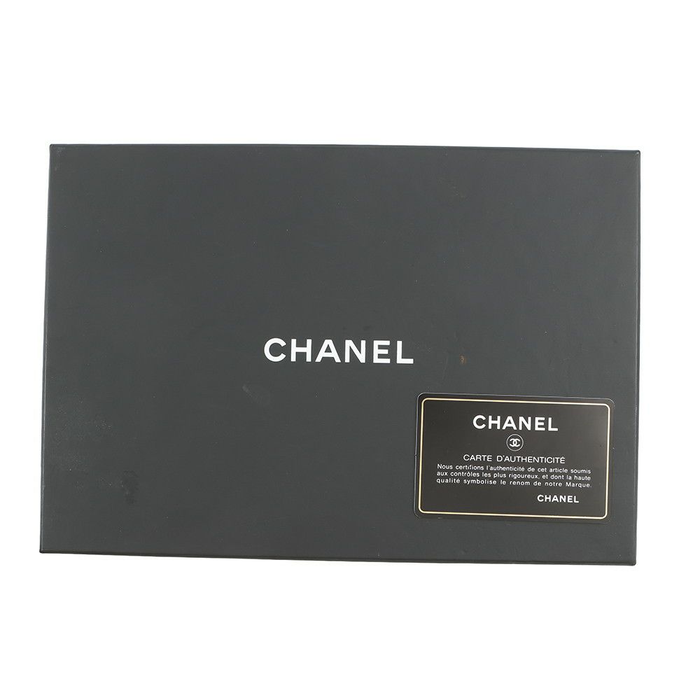 シャネル チェーンウォレット カンボンライン ココマーク A46646 CHANEL 財布 黒